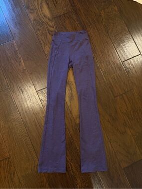 Lululemon Soft Sueded Split Hem Mini Flare Pant Nightfall Purple Size 2
